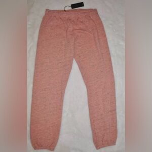 MONROW Revolve Pink Heathered Speckled Sweatpants size XS NWT
